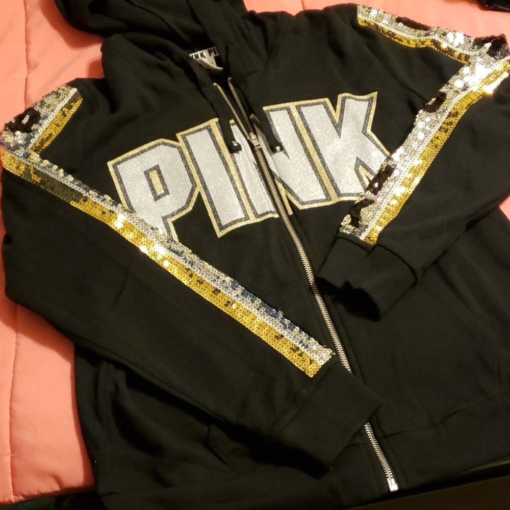 Full Zip PINK Hoodie